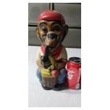 Concrete Smoking Monkey Yard Ornament