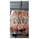 Purina Golden Bulky Burlap Advertising Sack