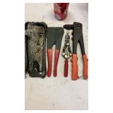 Hand rivet, riveter riveting tool and snap ring