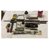 Wood plainer, drivers, utility knife, flaring