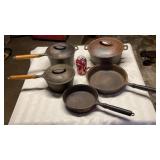 Cast iron pots and pans , made in Taiwan