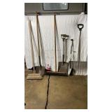 Brooms and shovels