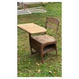 Old school desk