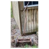 Old reel mower
