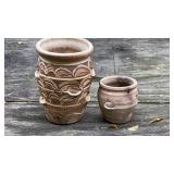 Hen and chick flower pots