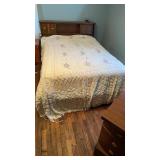 Full Size Bed Spread, has holes