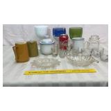 Assortment of glassware