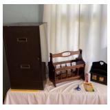 Filling cabinet, magazine  rack, envelope holder