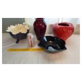Grape Planter, vase, strawberry cookie jar ( no