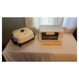 Sunbeam toaster oven, west bend electric skillet