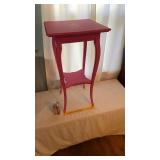 Solid oak wooden table ( pink)