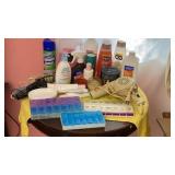 Bathroom lot-shampoo, bubble bath, cleaner,