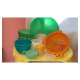 Tupperware, strainer and Storage containers