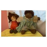 Cabbage patch doll and baby doll