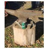 197 Lb  Large blacksmith anvil has been repaired