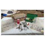 Tackle boxes, Fly fishing lures, stringers