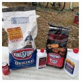 Charcoal and light fuel