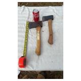 Wooden handled Axes