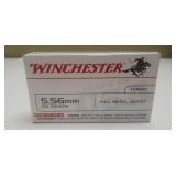 Winchester FMJ 5.56MM 55GR. Target Ammo