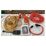 Extension Cords, outdoor outlet cover, timer