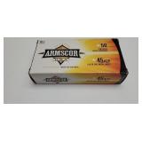 Armscor 45 ACP 230gr. FMJ 50 Centerfire Pistol