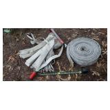 Fire Hoses including Rack