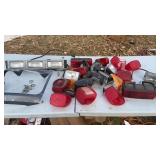 Tail and work Lights, Left Tail Light Frame