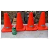 Hyper Tough 12-inch safety cones