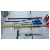 Standard Phillips Screwdrivers, Mirror, Grabber,