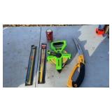 Fiber Reel Measurement, Yardworks Saw, Hacksaw