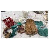 Feed Sacks , Milk Crate, Trash Can plastic