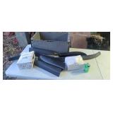 Plastic tote with new headlights for Jeep and