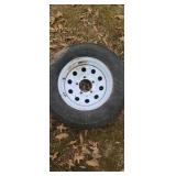 15" trailer rim & tire.