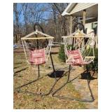 Backyard Expressions two chairs one chair coshin