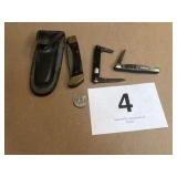 Pocket Knives Including Case