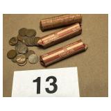 Rolls of Wheat Pennies