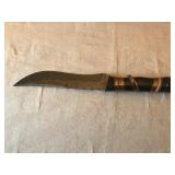 BEAUTIFUL DAMASCUS FIXED BLADE KNIFE