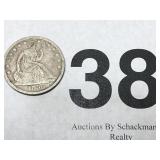 1856-O Seated Liberty Silver Half Dollar