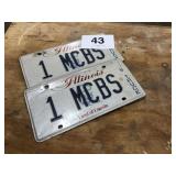 Tuck Liscense plates