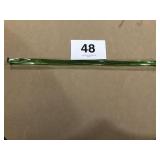 Twisted Green Towel Rod