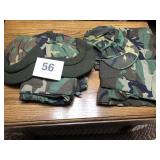 Woodland Cammo 2 Pants, 3 Caps