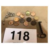 Indian Head Pennies, Wheat Pennies, Sterling