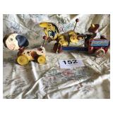 Woofy Wagger & Bucky Burro Fisher Price Toys