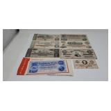 Souvenir Confederate Money Reproductions