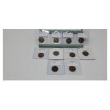 10 1910-1920s Wheat Pennies