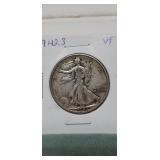 1942S Silver  VF Walking Liberty Half Dollar