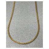 14k. 16". Yellow Gold Necklace 4.91 Grams