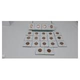 18-1959 to 1965 Red Bu Cents  & 3 Proof Pennies
