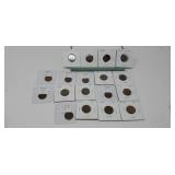 18 Wheat Cents F/BU 1940- 1947