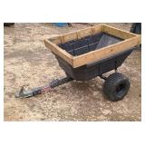Dump lawn  cart with sideboards